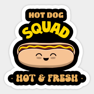 HOT Dog Lover Squad Sticker